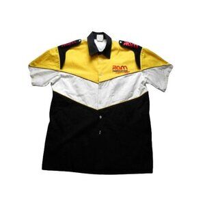 Vintage Speed Zone Race Gear Shirt Adult Medium Ram‎ Racing PIT CREW Y2K Mens